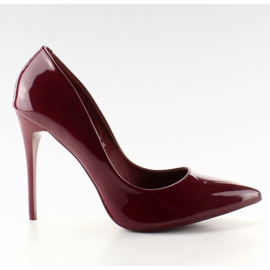 Perni laccati lisci E396 W. Rosso
