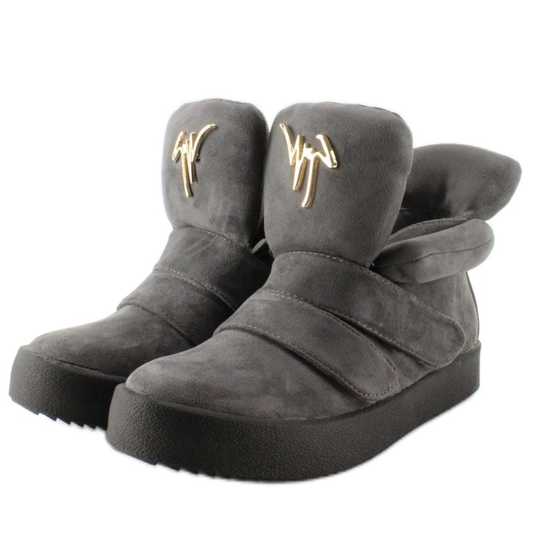 GF-jx29 Sneakers in camoscio grigio