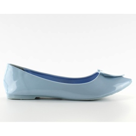 Ballerine con cuore C38 Blu