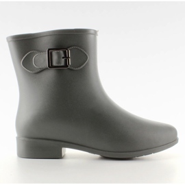 Stivaletti con fibbia D32 Grey grigio