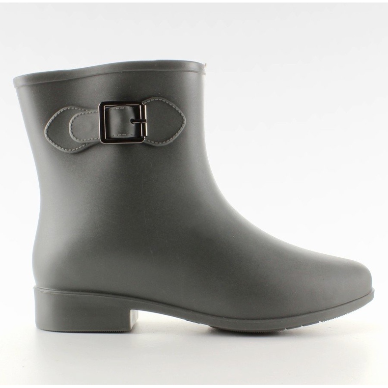 Stivaletti con fibbia D32 Grey grigio