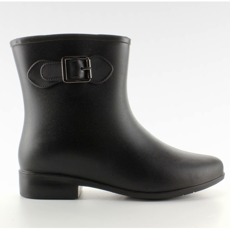Stivaletti con fibbia D32 Nera nero