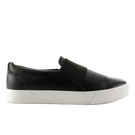 Sneakers slip-on con gomma NB72P Nera nero