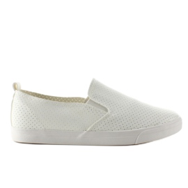 Light NB95P Slip-on traforato bianco