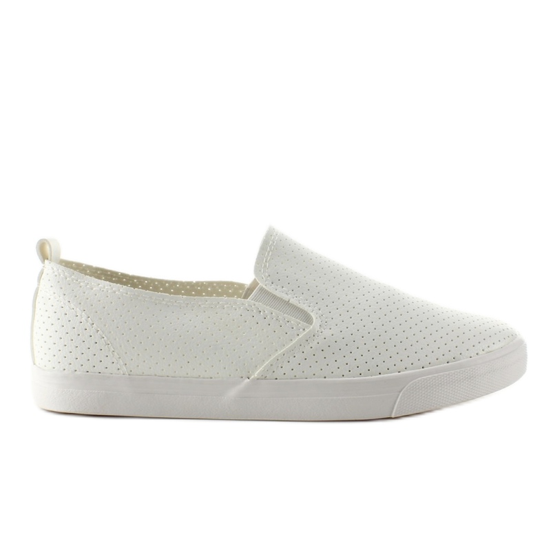 Light NB95P Slip-on traforato bianco bianca