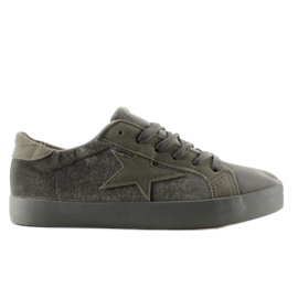 Sneaker in velluto BL70P Grigio