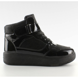 Scarpe sportive nere AN9168 stile Force nero