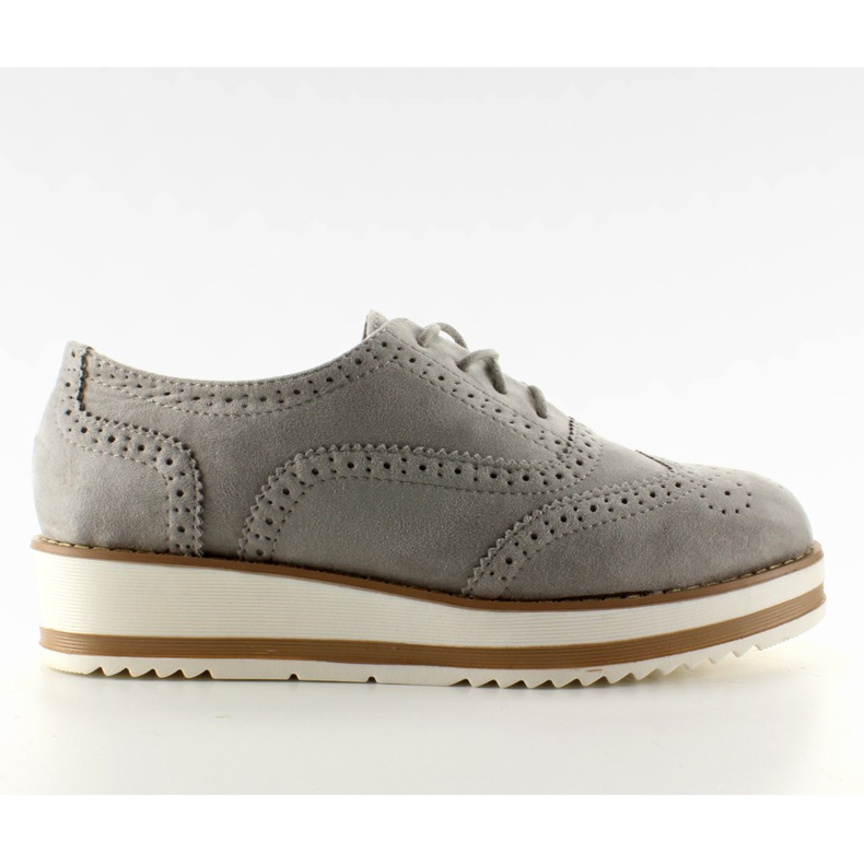 Mocassini sulla suola alta grigio