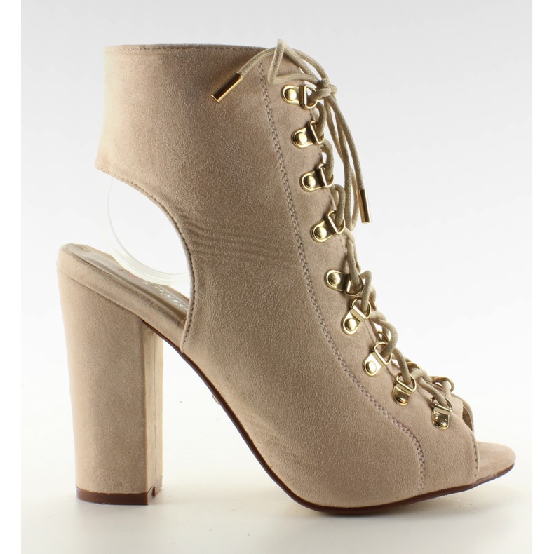 Décolleté a punta aperta JZ-11P Beige