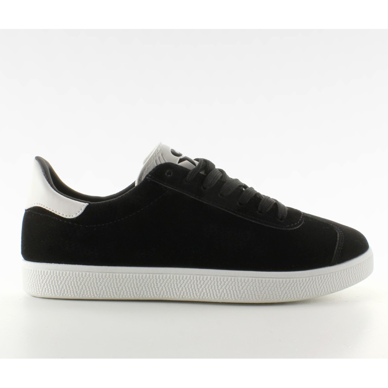 Sneakers in pelle scamosciata Junior BK6180-1 nere nero