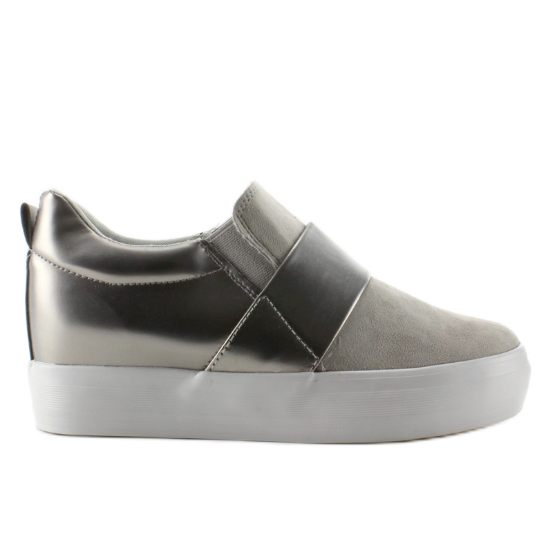 Slipons su zeppa nascosta 2018-18 L. Grey grigio