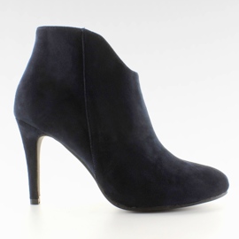 Stivali con intaglio AT-0592-L Blu blu navy
