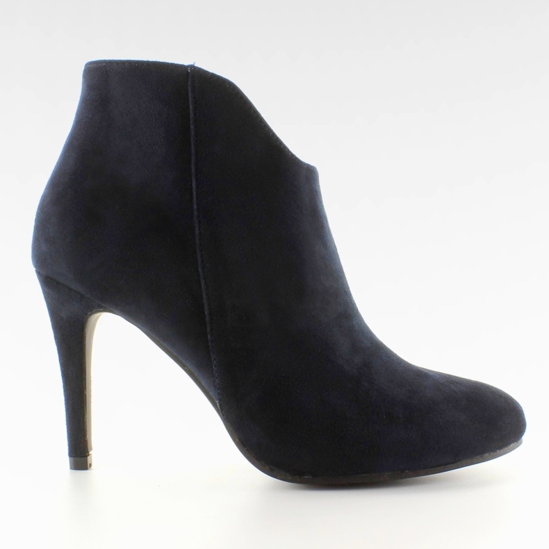 Stivali con intaglio AT-0592-L Blu blu navy