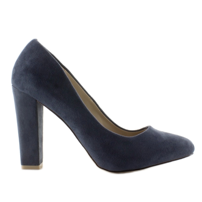 Décolleté con tacco largo Z-22P Blu