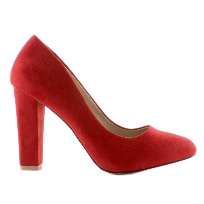 Décolleté con tacco largo Z-22P Rosso