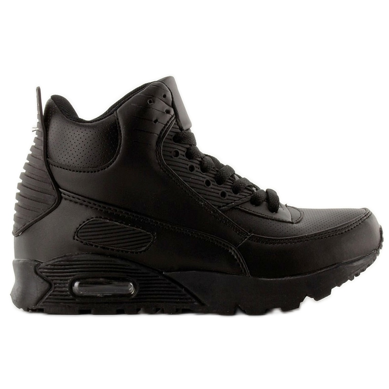 Scarpe sportive alte B3701 nere nero
