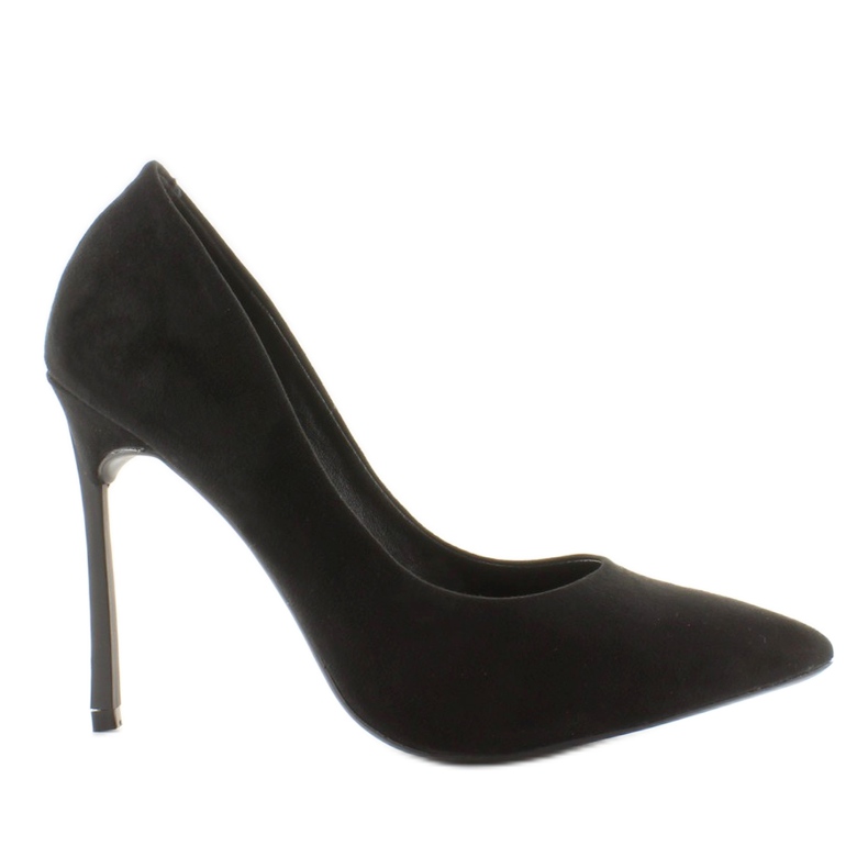 Eleganti décolleté con tacco originale nero