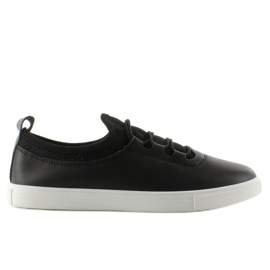 Sneakers morbide con elastici 8-10 neri nero