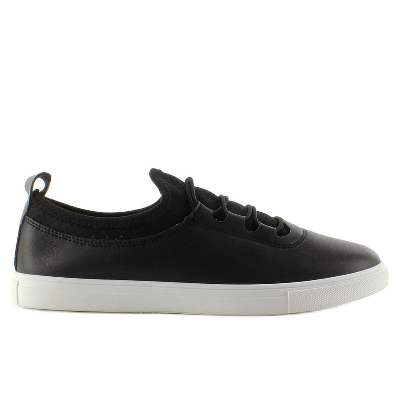Sneakers morbide con elastici 8-10 neri nero
