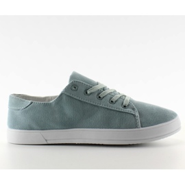 Sneakers da donna in tessuto B779 L. Blu