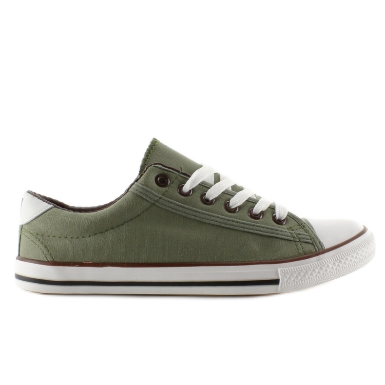 Sneakers Dam. Finitura impiallacciatura Bl63 Verde