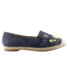 Espadrillas con toppe JH21p D. Blu blu navy