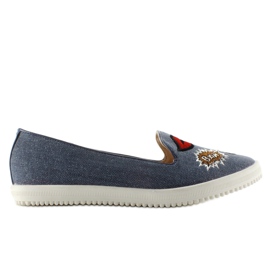Lordsy con labbra e rossetto P-6 Blue blu navy