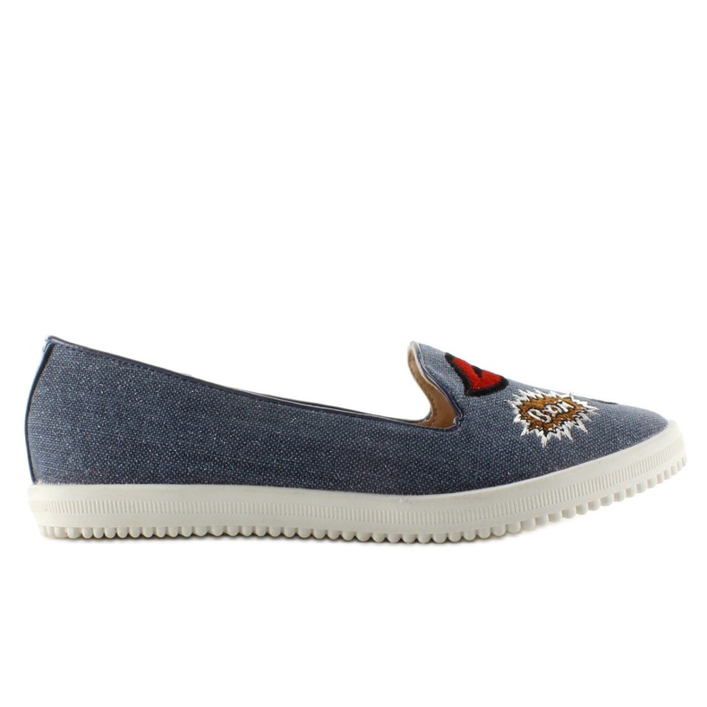 Lordsy con labbra e rossetto P-6 Blue blu navy