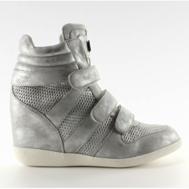 Sneakers integrali JT35 argento grigio