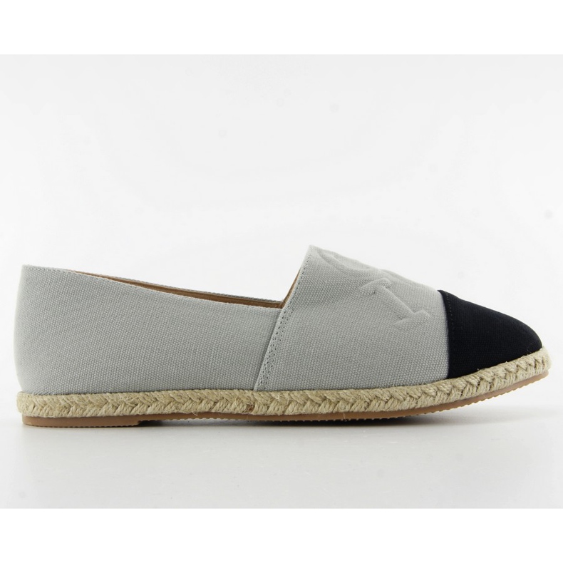 Esapdryles con lettere in rilievo T267 Grigio nero