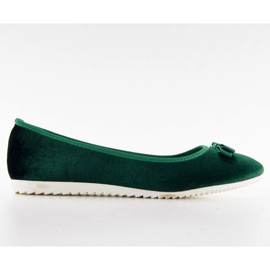 Ballerine di raso lds-1a010 Verde