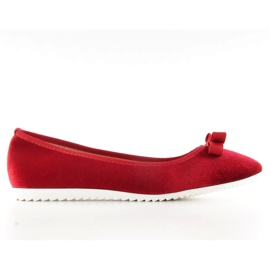 Ballerine in raso lds-1a010 Rosso