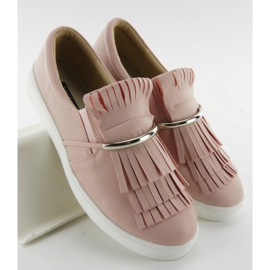 Slipony con frange 6074 rosa