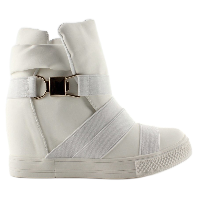 Sneakers con strisce in gomma AF24 Bianche bianca