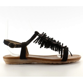 Sandali stile indiano k1626301 negro nero