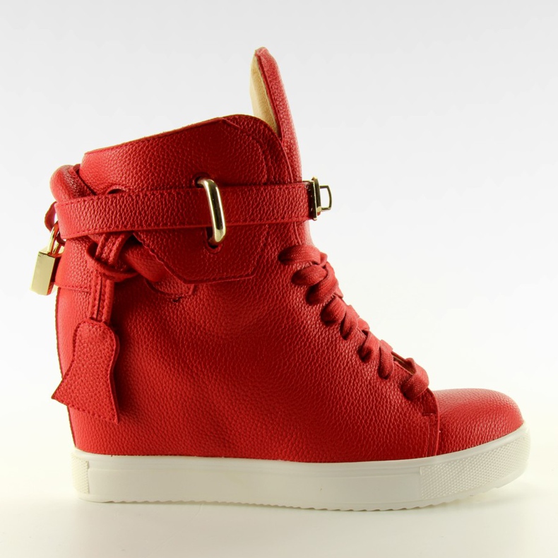 Sneakers con lucchetto 6059 rosso