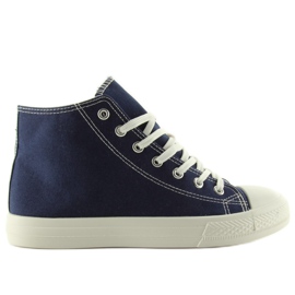 Sneakers da donna super leggere PT7209 azzurro blu navy
