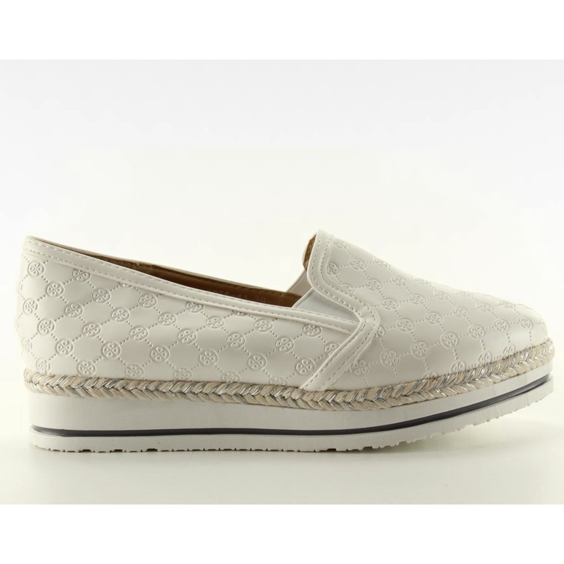 Slipony su high-tech 6068 bianco bianca