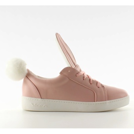 Sneakers Bunny con orecchie 7117 rosa