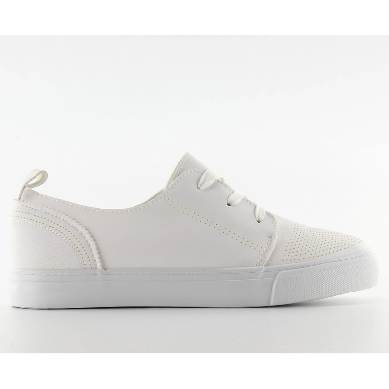 Sneakers con suola spessa A-109 bianco bianca