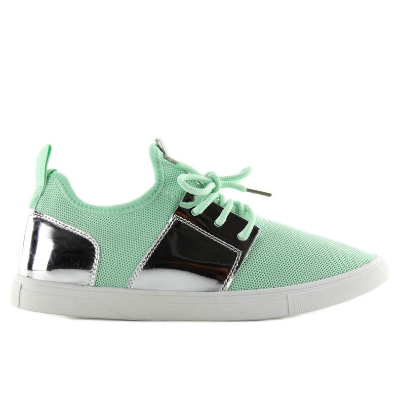 A-120 VERDE / ARGENTO scarpe sportive ariose