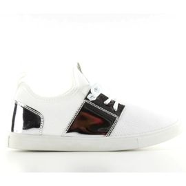 A-120 BIANCO / ARGENTO scarpe sportive ariose