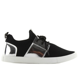 A-120 NERO / ARGENTO scarpe sportive ariose