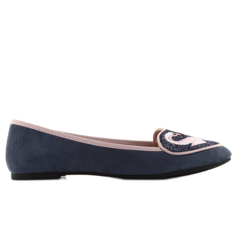 Bellissime ballerine flamingo 1180 navy blu