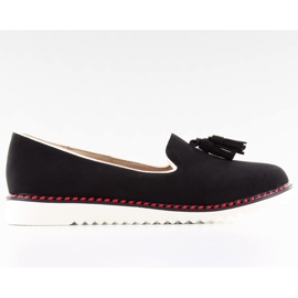 Mocassini Lordsy con rifiniture 9014 Nero