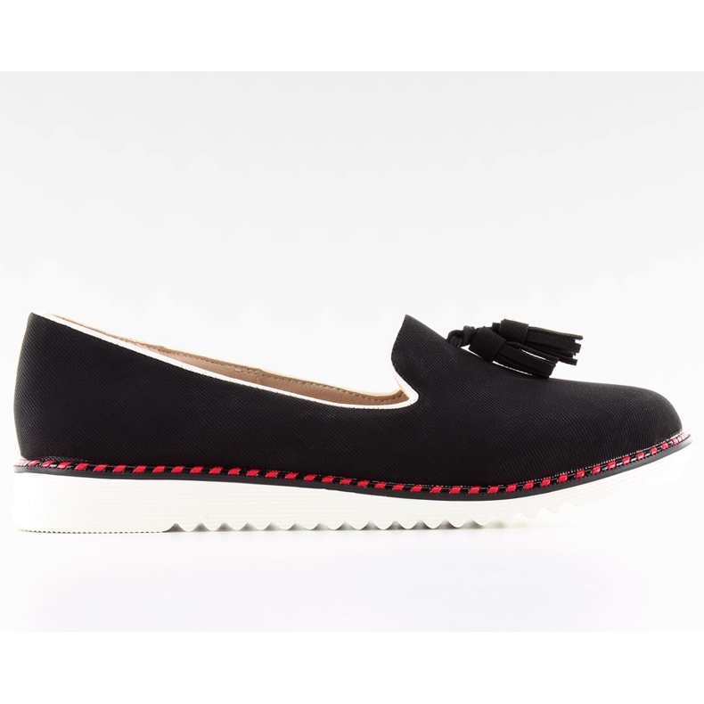 Mocassini Lordsy con rifiniture 9014 Nero