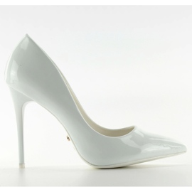 Tacchi bianchi Le03 verniciati lisci bianco