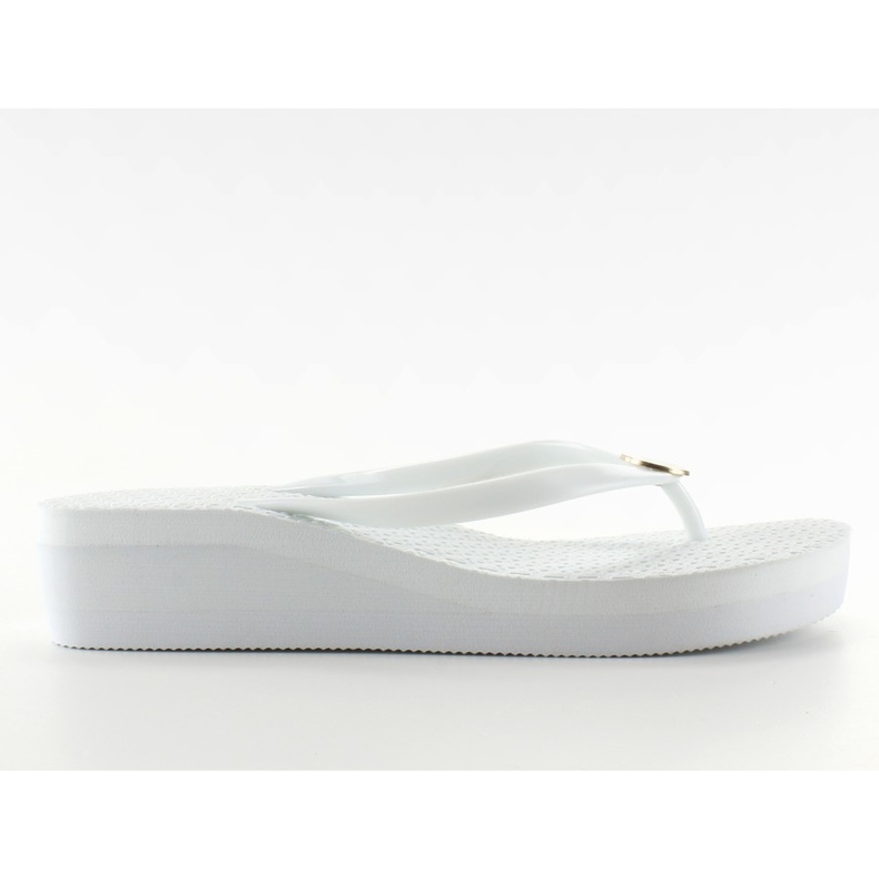 Infradito suola alta B765 bianco bianca