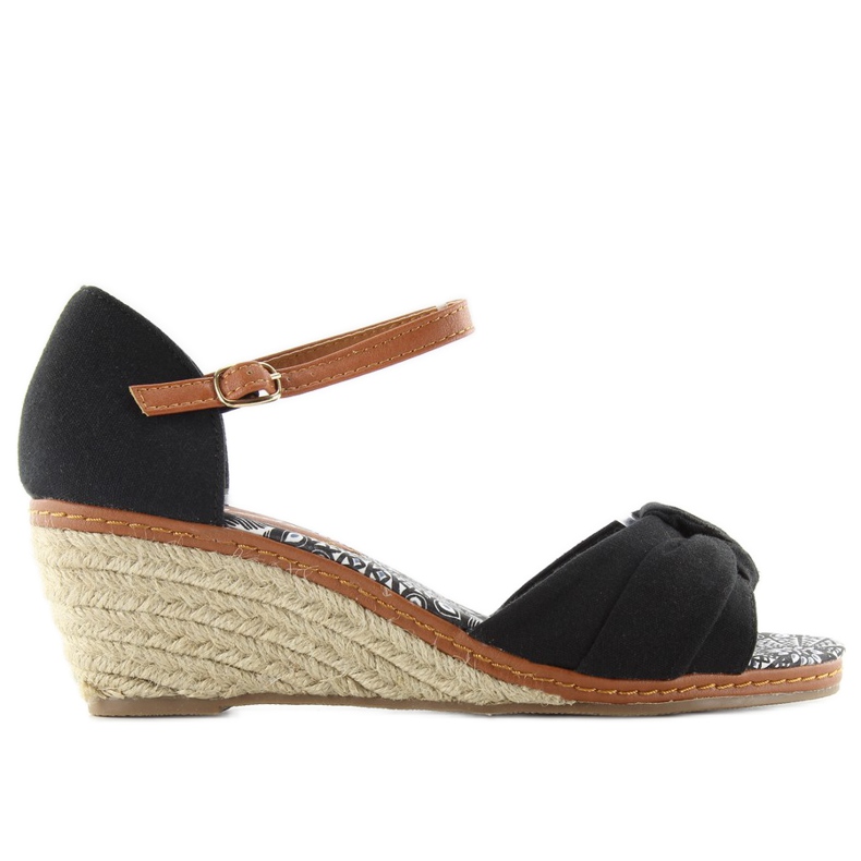 Espadrillas 883-31 sandali neri nero