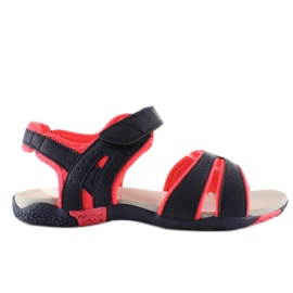 Sportowe Sandałki 7S-Ta86091M Navy / Hot Pink blu navy